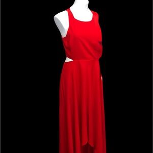 ALI & JAY Los Angeles Vibrant Red Maxi Dress